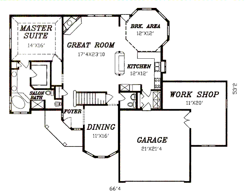 main floor house blueprint