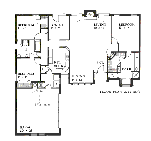 main floor house blueprint