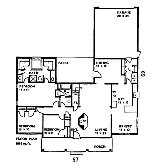 main floor house blueprint