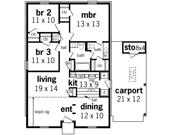 main floor house blueprint