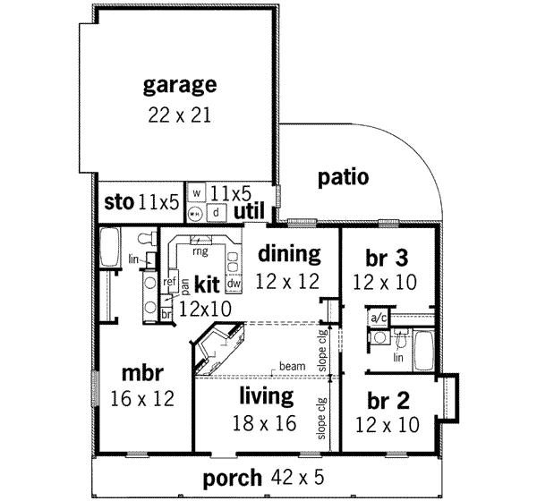 main floor house blueprint