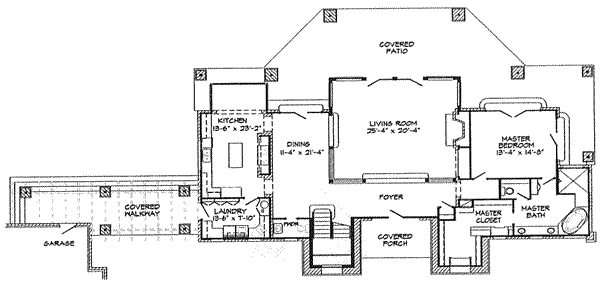 main floor house blueprint