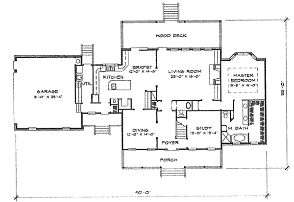 main floor house blueprint
