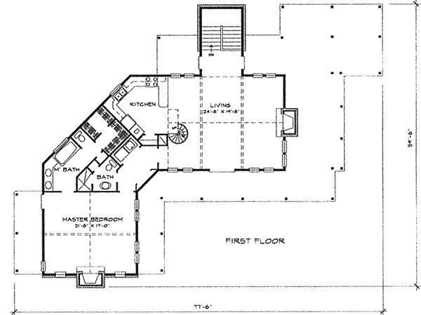 main floor house blueprint
