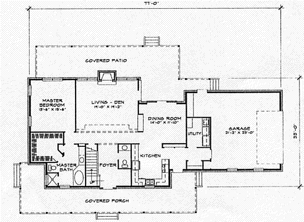 main floor house blueprint