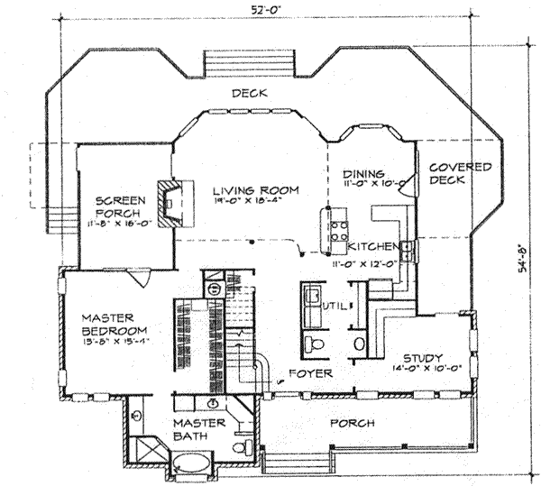 main floor house blueprint
