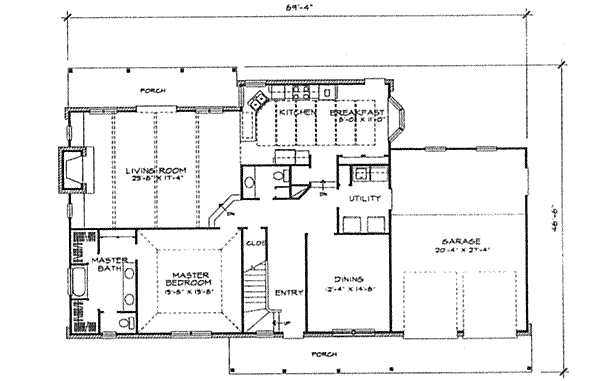 main floor house blueprint