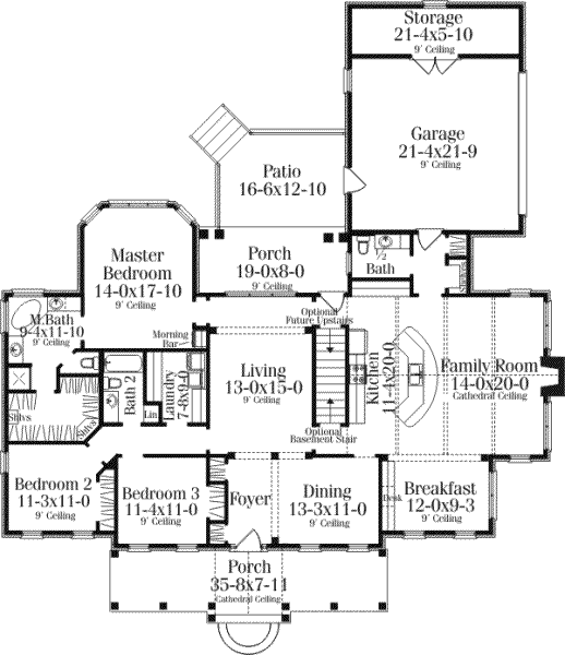 main floor house blueprint