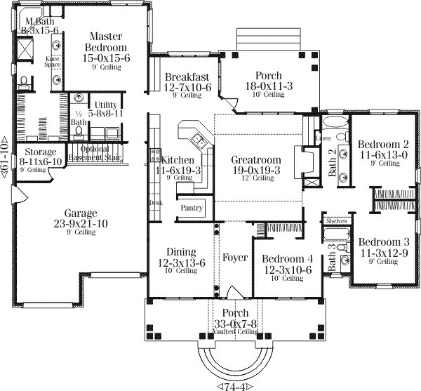 main floor house blueprint