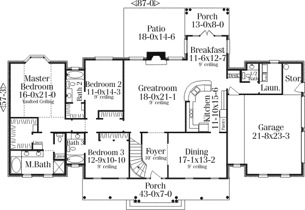 main floor house blueprint