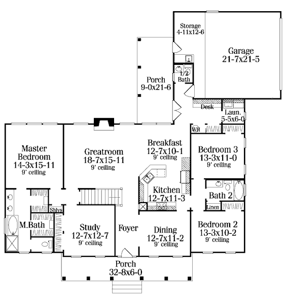 main floor house blueprint