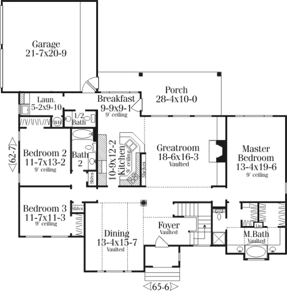 main floor house blueprint