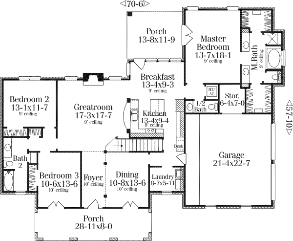 main floor house blueprint