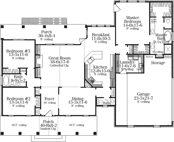 main floor house blueprint