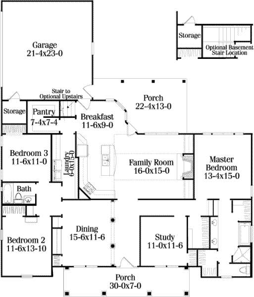 main floor house blueprint
