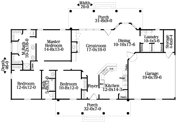 main floor house blueprint