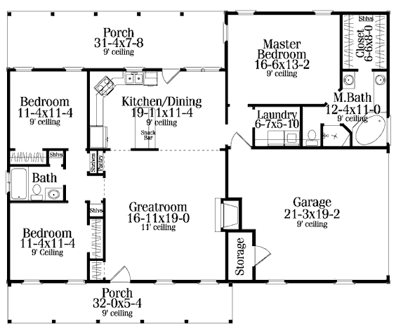 main floor house blueprint