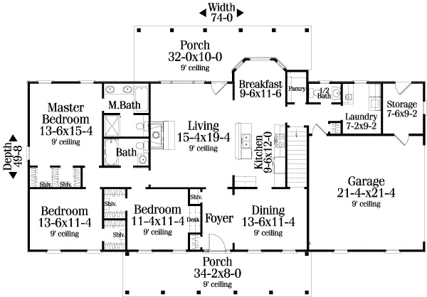 main floor house blueprint