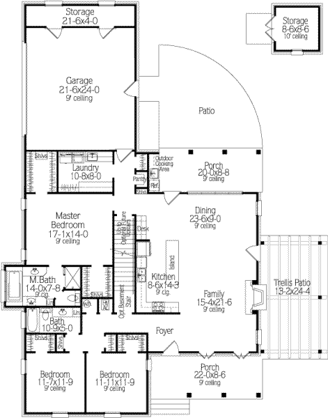 main floor house blueprint