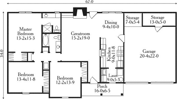 main floor house blueprint