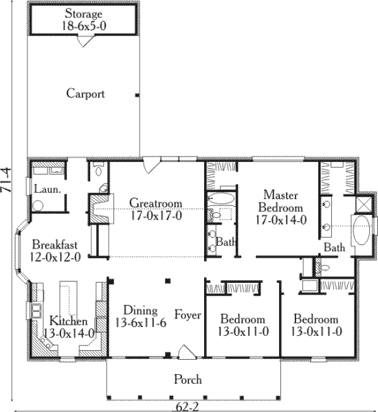 main floor house blueprint