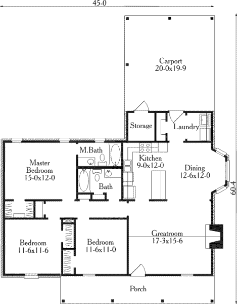 main floor house blueprint