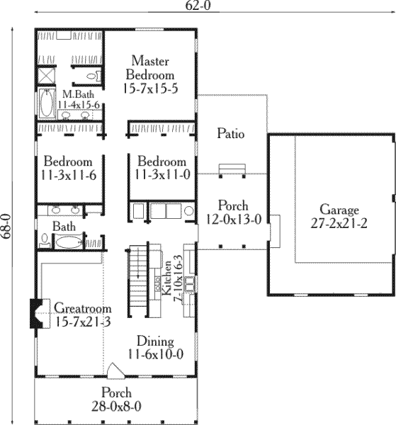 main floor house blueprint