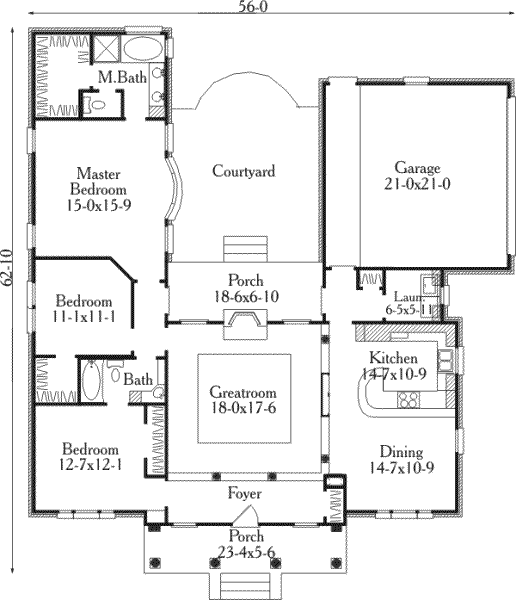 main floor house blueprint