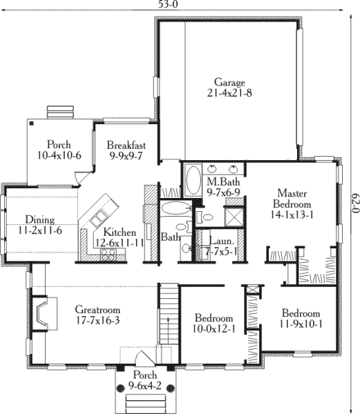 main floor house blueprint