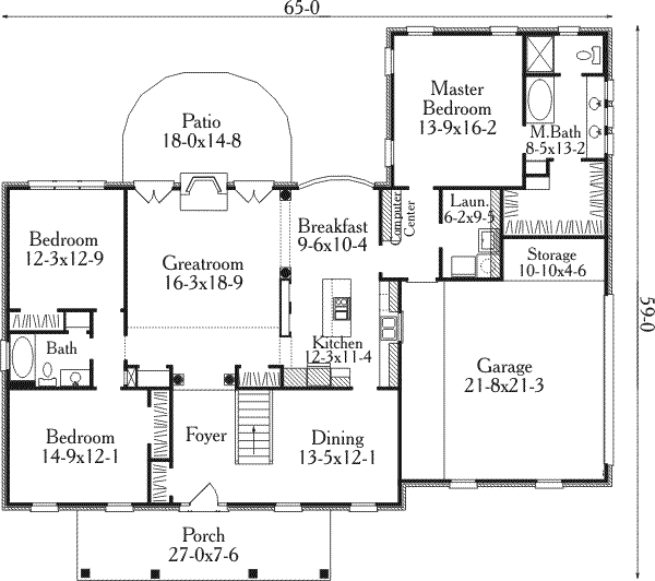 main floor house blueprint
