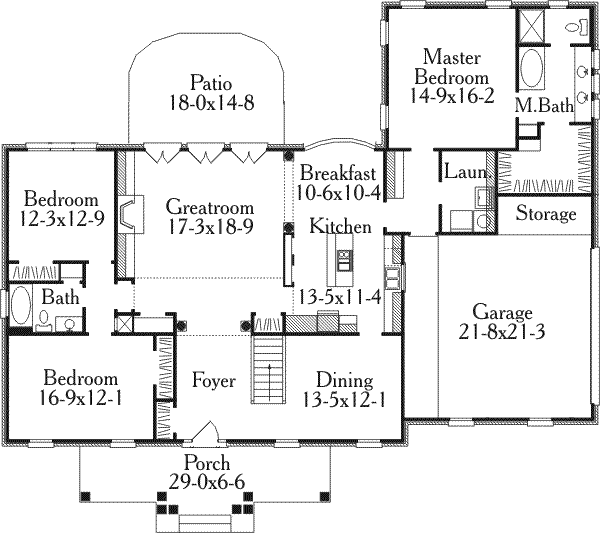 main floor house blueprint