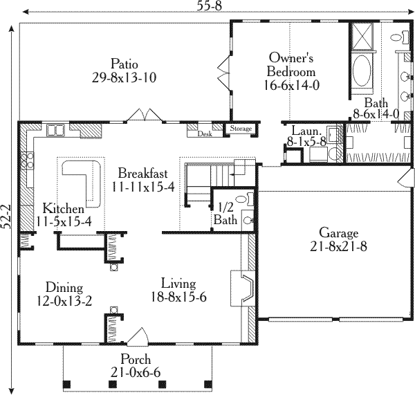 main floor house blueprint