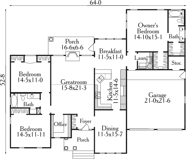 main floor house blueprint