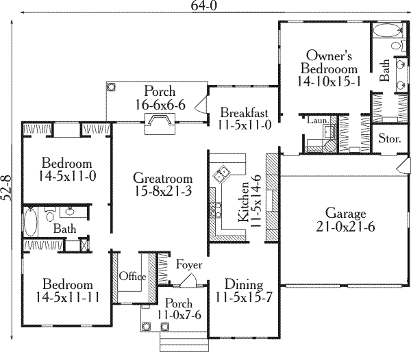main floor house blueprint