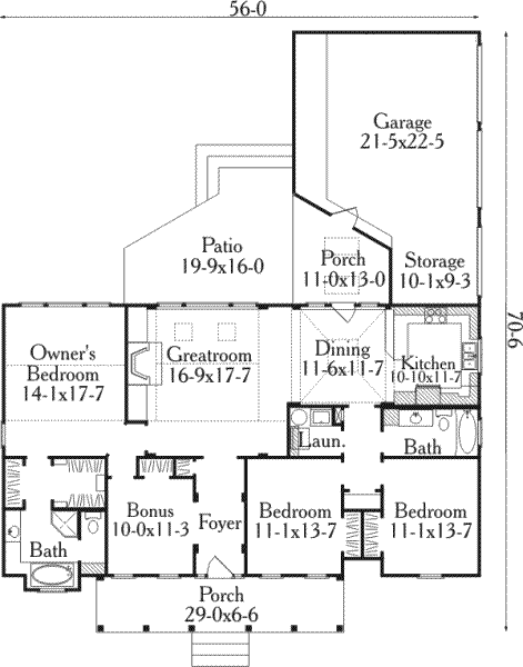 main floor house blueprint