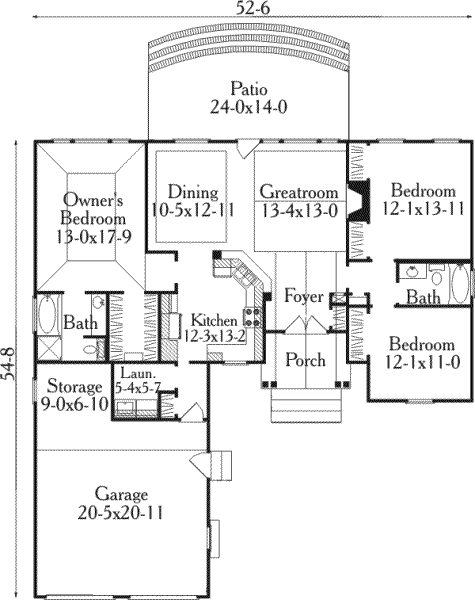 main floor house blueprint