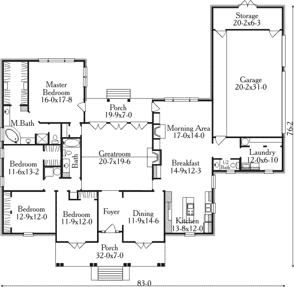 main floor house blueprint