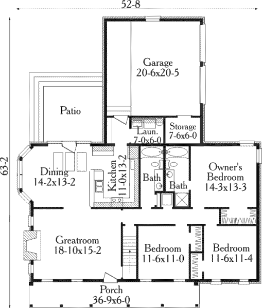 main floor house blueprint