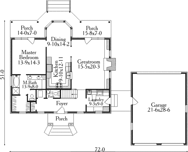 main floor house blueprint