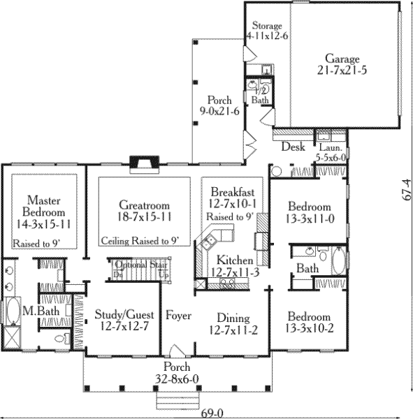 main floor house blueprint