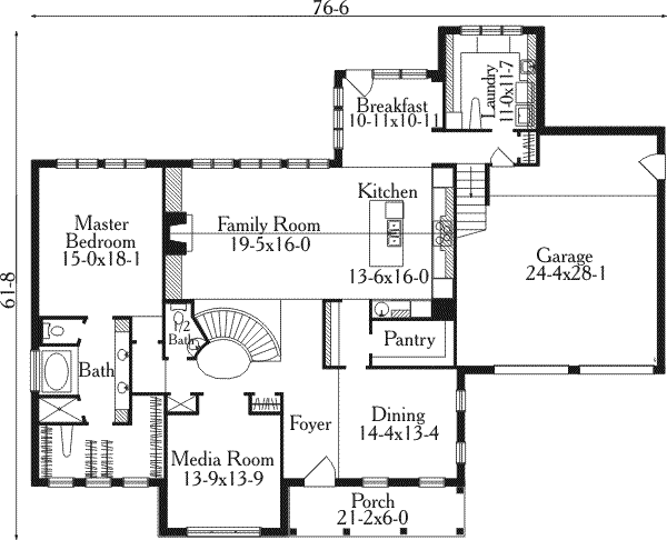 main floor house blueprint