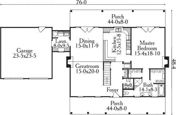 main floor house blueprint