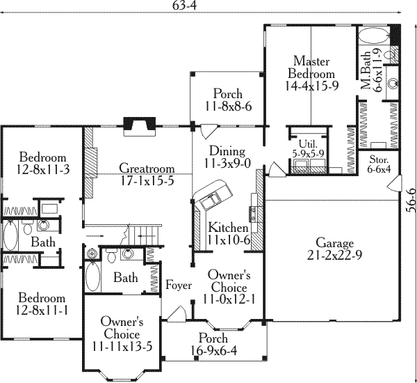 main floor house blueprint