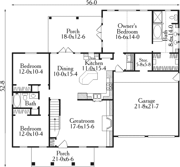 main floor house blueprint