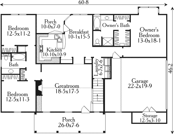 main floor house blueprint