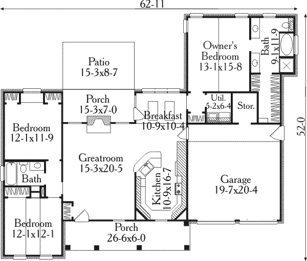 main floor house blueprint