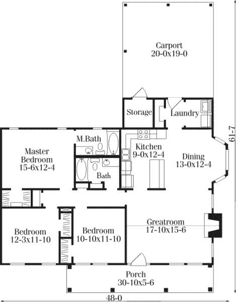 main floor house blueprint