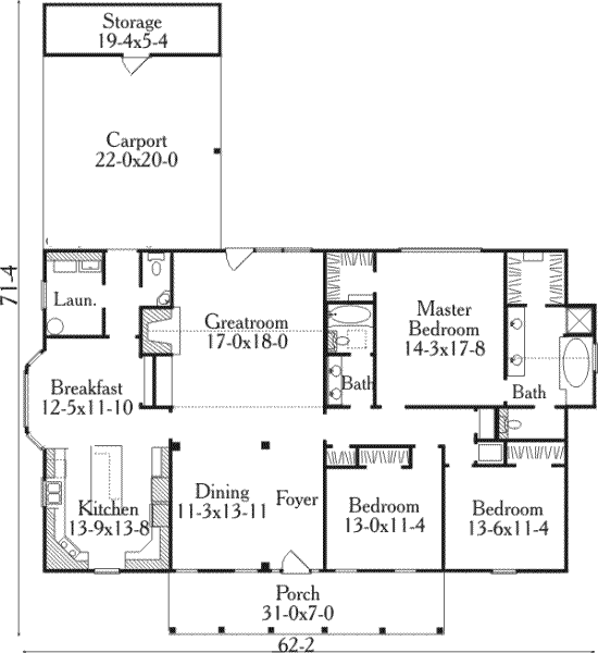 main floor house blueprint