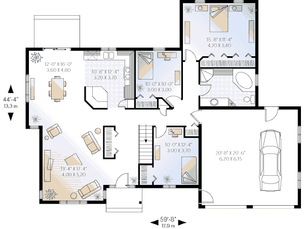 main floor house blueprint