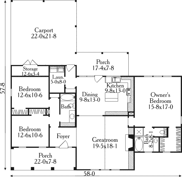 main floor house blueprint
